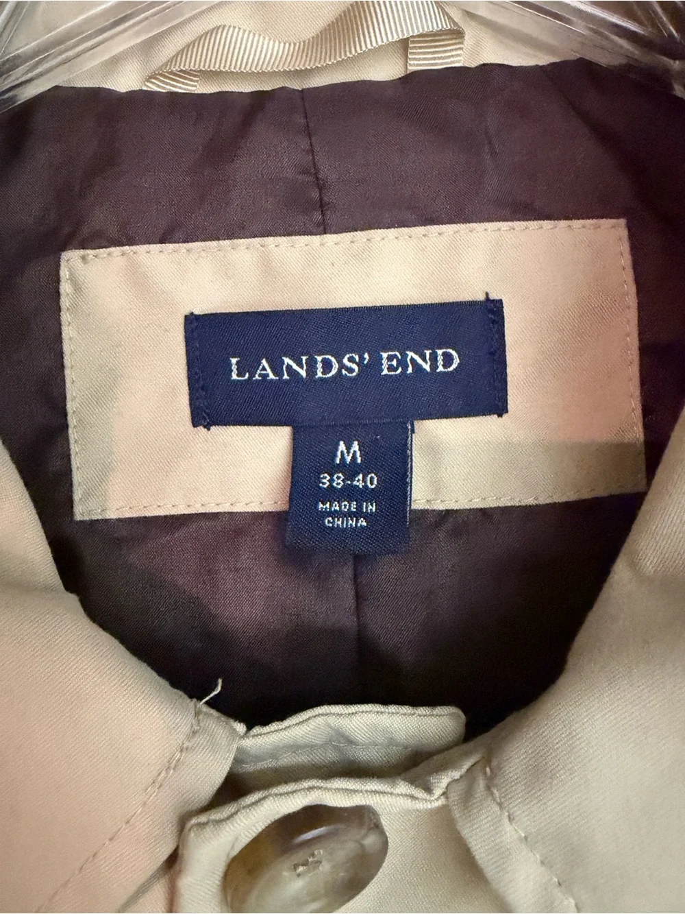 Lands End light cream